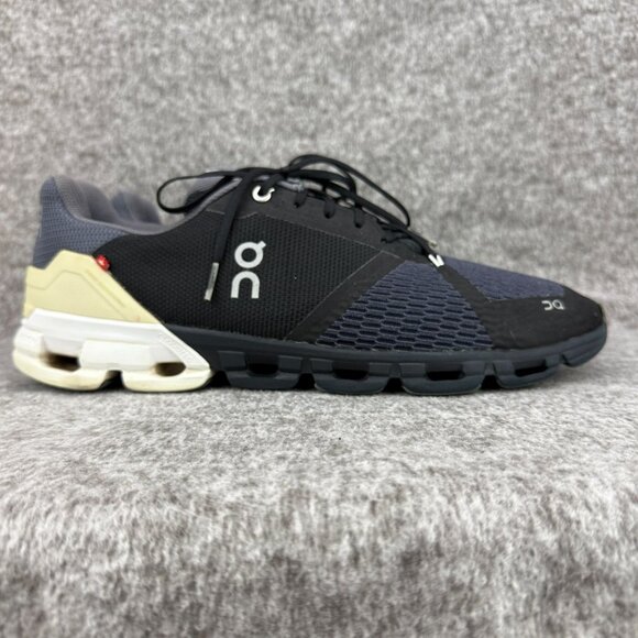 On Running Other - ✅On Cloudflyer Mens 11.5M Athletic Running Sneakers Black/Blue/Gray✅ No Insoles